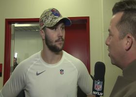 Josh Allen speaks with James Palmer following Bills Week 14 win