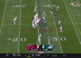 Kyler Murray's first pass hits McBride for 26 yards