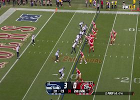 Pylon-reaching Purdy! 49ers QB beats Seahawks to the edge for TD