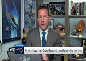 Rapoport: Patriots hope to sit Drake Maye until O-Line improves | 'NFL GameDay Morning'