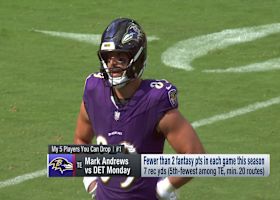 Five players you can drop ahead of Week 3 | 'NFL Fantasy Live'