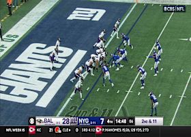 Jackson zips 15-yard pass to Zay Flowers