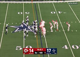 Jared Wiley's second career catch goes for fourth-down conversion in Dallas