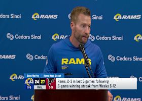 Sean McVay makes no excuses in falling short in comeback vs. ATL