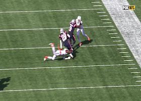 Can't-Miss Play: Rhamondre Stevenson evades several Dolphins defenders for a 33-yard TD dash