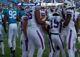 KJ Hamler lines up at RB before his first preseason TD with Bills