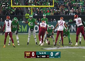 Daron Payne sacks Tanner McKee for a 7-yard loss