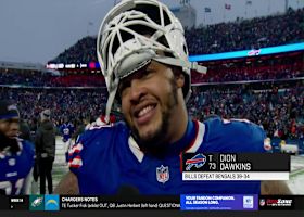 Dion Dawkins credits 'finishing the play' in win over Bengals