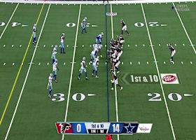 Easton Stick lofts pass to Nick Nash for 15-yard gain down sideline