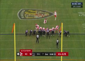 Harrison Butker's 52-yard FG extends Chiefs' lead to 17-7 before half