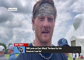 Will Levis discusses what it's been like to have Cam Ward join him in Titans' QB room