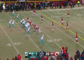 Tua delivers final 3-yard pass against Chiefs in Super Wild Card Weekend