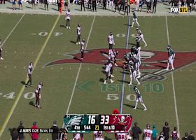 Logan Hall drops Hurts for Bucs 5th sack