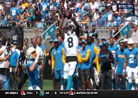 Jaycee Horn's contorting INT of Herbert shifts momentum for Panthers