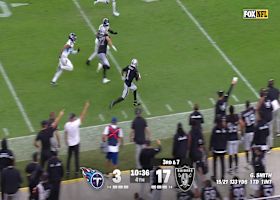 Tre Tucker escapes down the sideline for 37-yard gain vs. Titans