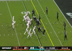 Chase's fourth-down snag moves chains in red zone