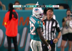 Zach Wilson's 21-yard sling to Dee Eskridge is perfectly accurate