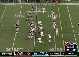 Maye's tight-window throw finds Boutte for 18-yards