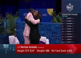 Brooks, Zierlein break down Terrion Arnold being selected No. 24 overall by Lions | 'NFL Draft Center'
