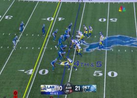 Stafford's chain-moving throw hits Kupp on fourth down for WR's first catch of game