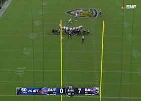 Tyler Bass sinks 50-yard FG to put Bills on board vs. Ravens in first quarter