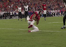 Mike Evans' 100th career TD catch comes via 25-yard loft from Mayfield