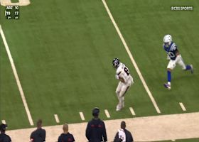 Jayden Higgins' toe-tap catch yields 19-yard pickup for Texans in Indy