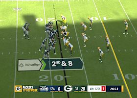 Milroe's 18-yard TD strike to White marks Seattle's first six points vs. Pack