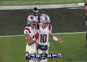 Drake Maye is serenaded with 'MVP' chants in Baltimore after game-sealing run