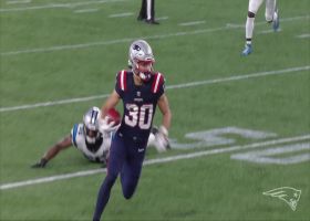 David Wallis evades trio of tacklers on nifty 23-yard punt return