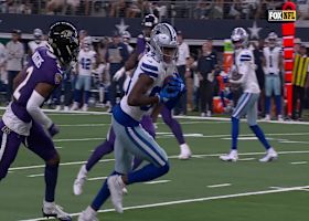 Dak Prescott's 24-yard strike to Jalen Brooks gets Cowboys into red zone