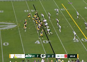 Malik Willis finds John FitzPatrick for 17-yard gain