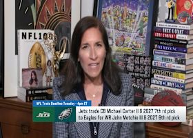 Battista discusses Jets trade news after Michael Carter II gets sent to the Eagles | 'NFL GameDay Kickoff'