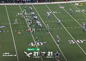 Sam Williams chase-down strip on Barkley gives Dallas possession in the fourth quarter