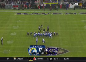 Lucas Havrisik drills 51-yard FG late in first half vs. Ravens