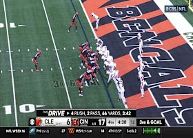 Briggs brings in Burrow's fumble after Isaiah McGuire's strip-sack