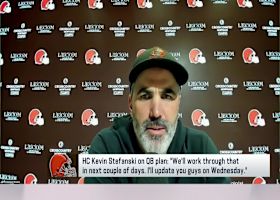 Kevin Stefanski discusses QB plan after Gabriel left Week 11 game with a concussion | 'NFL GameDay Kickoff'