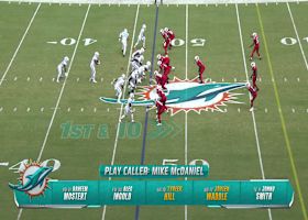 Tua Tagovailoa's first pass since Week 2 goes for 16-yard gain to Ingold