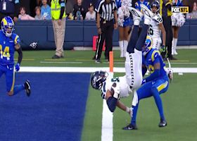 Can't-Miss Play: Fant's dangerous flipping TD catch recaptures 'Hawks lead vs. Rams