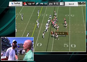 Tyler Huntley's scrambling strike hits Larvadain for 26 yards