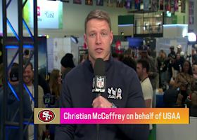 Christian McCaffrey talks about the importance of versatility for RBs | 'Super Bowl Live'