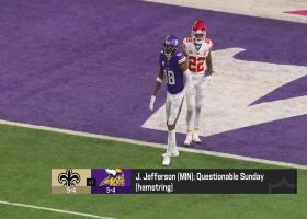 Pelissero: Still sounds 'unlikely' that Justin Jefferson (hamstring) will play in Week 10