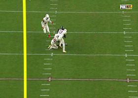 Kyle Pitts absorbs massive hit to convert fourth down