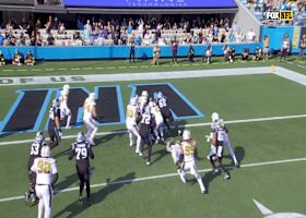 Rico Dowdle's sixth TD of 2025 opens scoring in Saints-Panthers game in Week 10