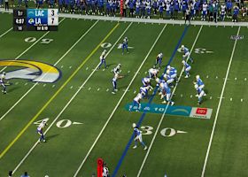 Heinicke locates Jackson in open space to get a Chargers first down