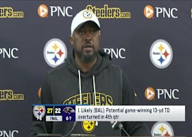 Lamar Jackson, Isaiah Likely and Mike Tomlin react to controversial TD reversal