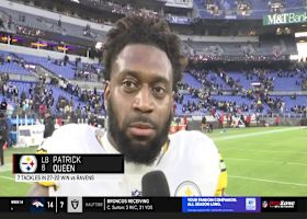 Steelers LB Patrick Queen shares immediate reaction to win vs. Ravens | 'NFL RedZone'