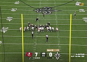 Blake Grupe's 48-yard FG puts the Saints on the board at halftime