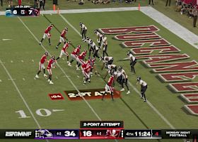 Baker Mayfield completes two-point conversion pass to Sterling Shepard