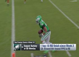 Week 10's fantasy games of the week | 'NFL Fantasy Live'